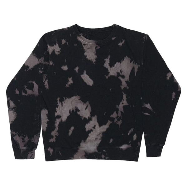 Premium Fleece Bleach Wash Crewneck Sweatshirt Thumbnail
