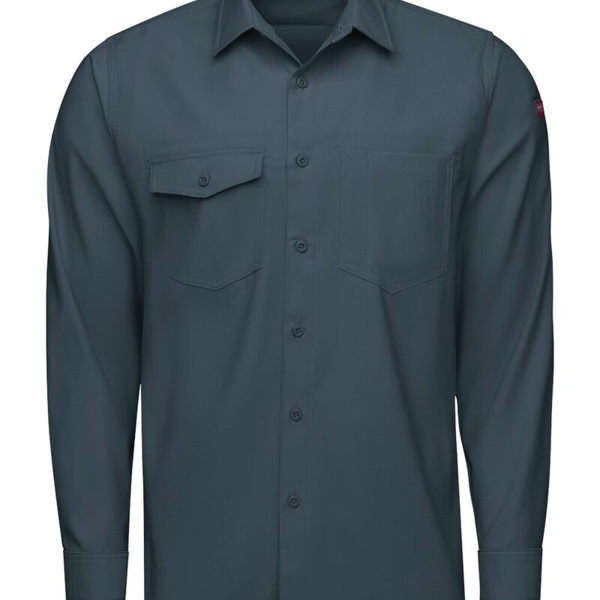 Men's Tall Cooling Long Sleeve Work Shirt Thumbnail