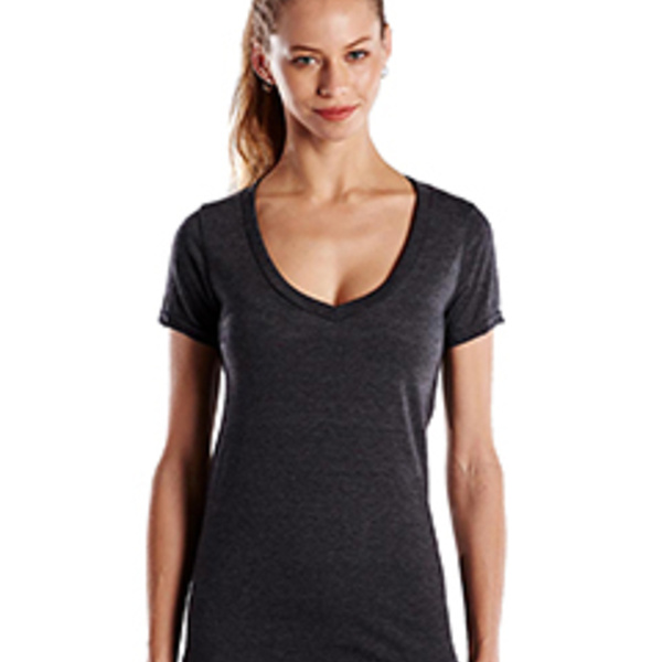 Ladies' USA Made V-Neck T-Shirt Thumbnail
